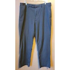 Claiborne Men's Dress Pants Flat Front,  Gray Colored, Polyester | 38 x 32